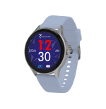 TECHMADE SMARTWATCH TM-DYNAMIC-LBL SILVER case + LIGHT blue