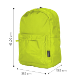 TECHMADE ZAINO CLASSIC STYLE MEDIUM (32x15x42 CM) VERDE