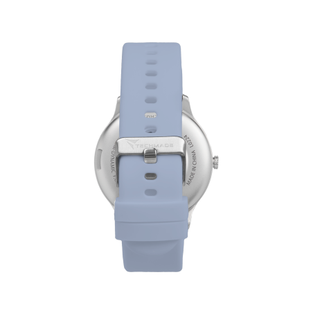 TECHMADE SMARTWATCH TM-DYNAMIC-LBL SILVER case + LIGHT blue