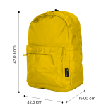 TECHMADE ZAINO CLASSIC STYLE MEDIUM (32x15x42 CM) GIALLO