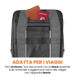 TECHMADE ZAINO HYBRID (31x15x41 CM) NERO