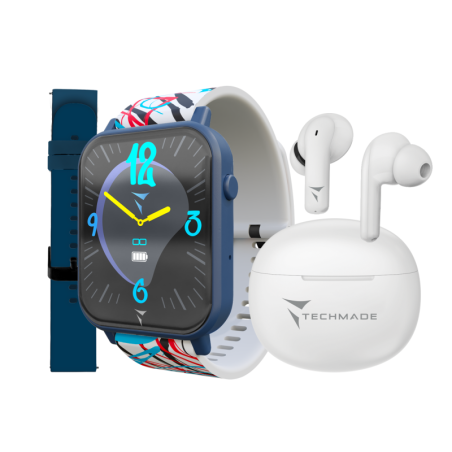 BUNDLE DREAMER CASSA BLU+BELT BLU+BELT COLOR+EARBUD BIANCO