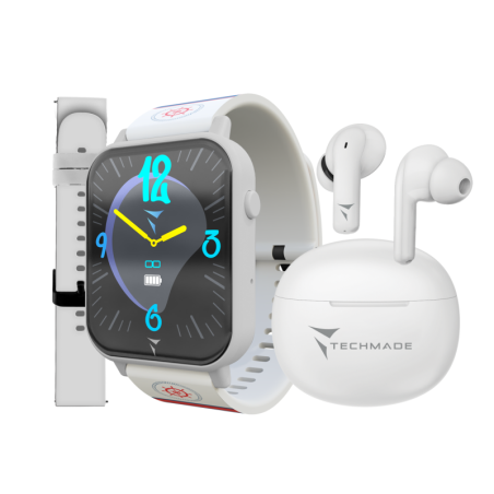 BUNDLE DREAMER CASSA WHITE+BELT WHITE+BELT ACQUA+EARBUD BIANCO