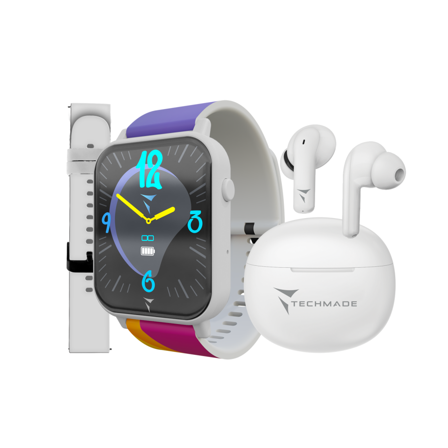 BUNDLE DREAMER CASSA WHITE+BELT WHITE+BELT COOL+EARBUD BIANCO