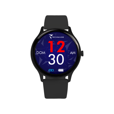 TECHMADE SMARTWATCH TM-DYNAMIC-DGY DARK GREY/GUN BUNDLE