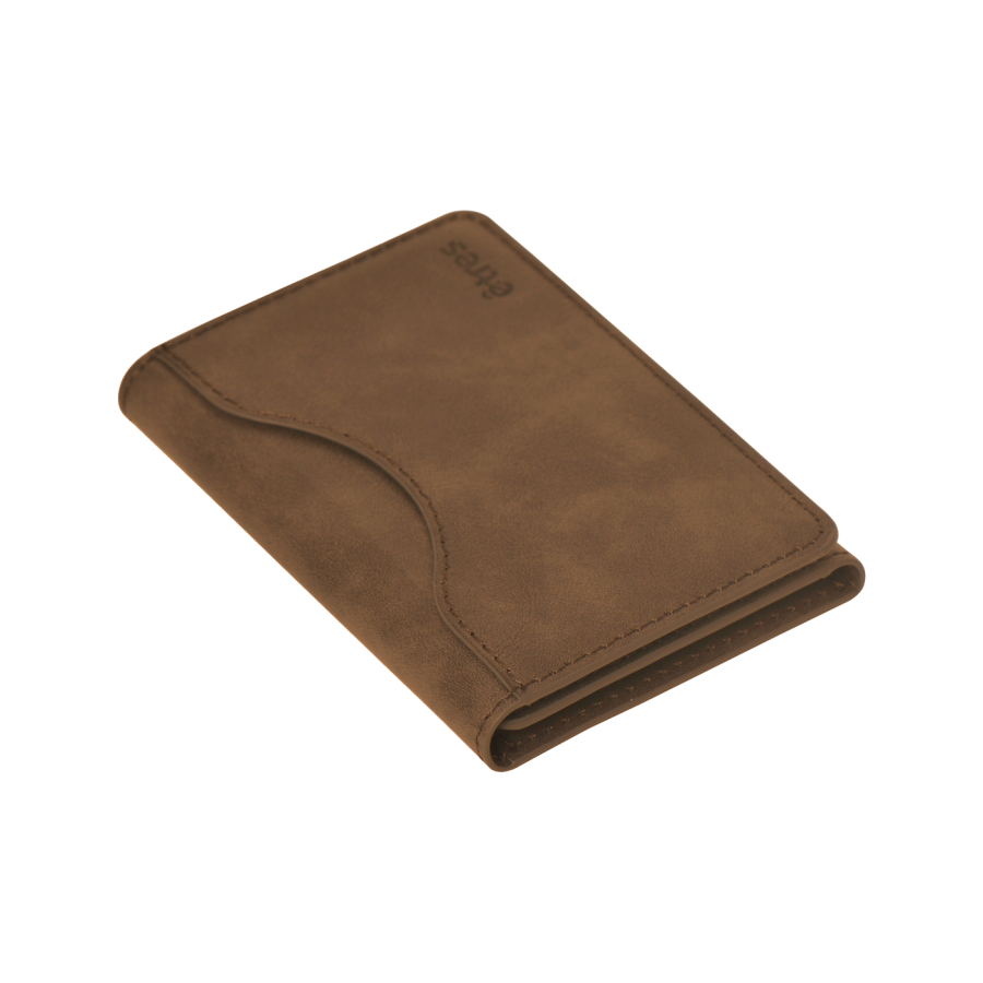 ETRES SMART WALLET CLASSIC DEEP BROWN COLOR