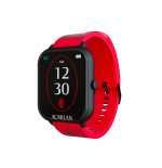 TECHMADE SMARTWATCH MILAN CASSA NERA CON CINTURINO ROSSO