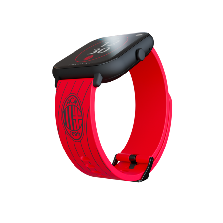 TECHMADE SMARTWATCH MILAN CASSA NERA CON CINTURINO ROSSO