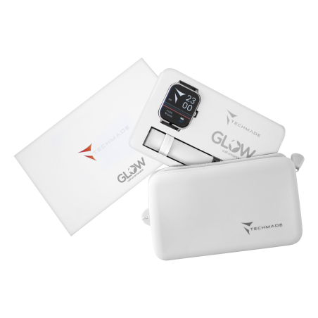 TECHMADE SMARTWATCH WHITE + BAG TM-GLOW-WH