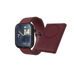 Smartwatch Glam con Intelligenza Artificiale - Bundle Pack - Cassa Black / Portafogli Rosso