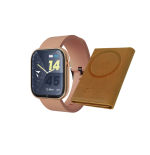 Smartwatch Glam con Intelligenza Artificiale - Bundle Pack - Cassa Gold Rose / Portafogli Brown