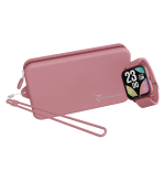 Smartwatch Glow con pochette abbinata - colore rosa