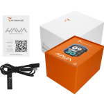 TECHMADE HAVA SMARTWATCH CON FRAME IN ALLUMINIO 1.68" NERO