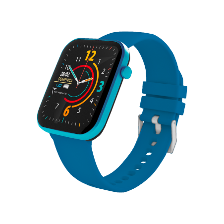 TECHMADE HAVA SMARTWATCH CON FRAME IN ALLUMINIO 1.68" BLUE