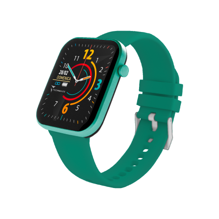 TECHMADE HAVA SMARTWATCH CON FRAME IN ALLUMINIO 1.68" GREEN