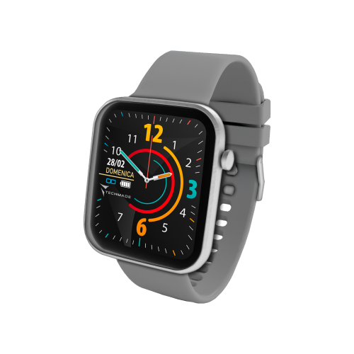 TECHMADE HAVA SMARTWATCH CON FRAME IN ALLUMIINIO 1.68" GREY