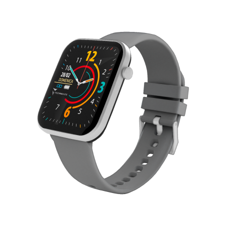 TECHMADE HAVA SMARTWATCH CON FRAME IN ALLUMIINIO 1.68" GREY