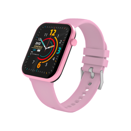 TECHMADE HAVA SMARTWATCH CON FRAME IN ALLUMINIO 1.68" PINK