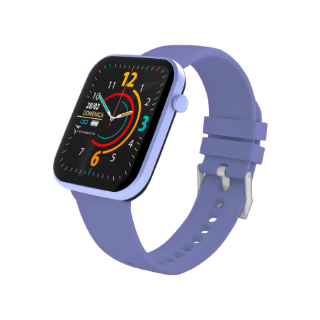 TECHMADE HAVA SMARTWATCH CON FRAME IN ALLUMINIO 1.68  VIOLET