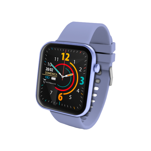 TECHMADE HAVA SMARTWATCH CON FRAME IN ALLUMINIO 1.68  VIOLET