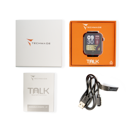 TECHMADE SMARTWATCH TM-TALK-FBL2 CASSA BLU SILICON BLU