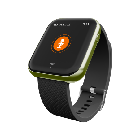 TECHMADE SMARTWATCH TM-TALK-GR2 CASSA VERDE SILICON NERO