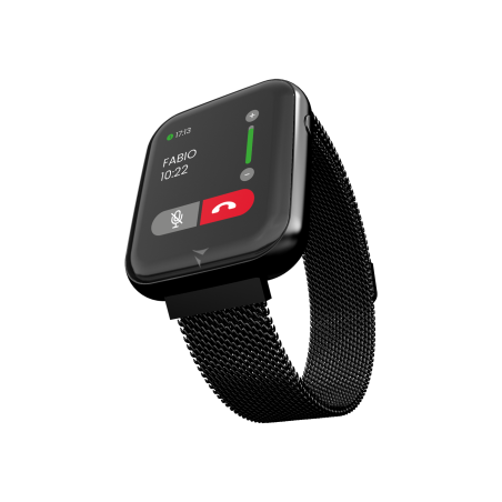 TECHMADE SMARTWATCH TM-TALK-MBK CASSA E MAGLIA MILANO NERA