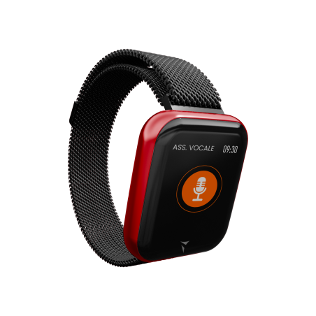 TECHMADE SMARTWATCH TM-TALK-MRED CASSA E MAGLIA MILANO ROSSO