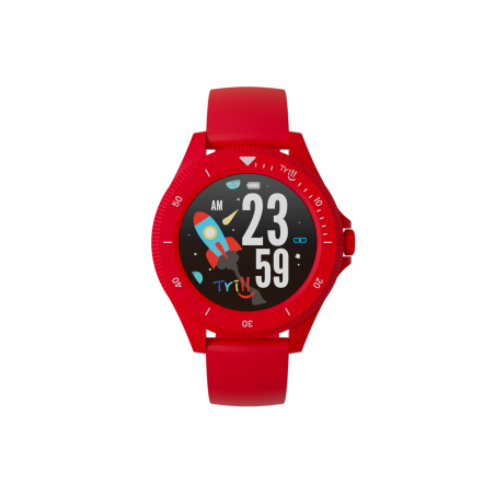 TECHMADE SMARTWATCH TRILL RED case + RED belt