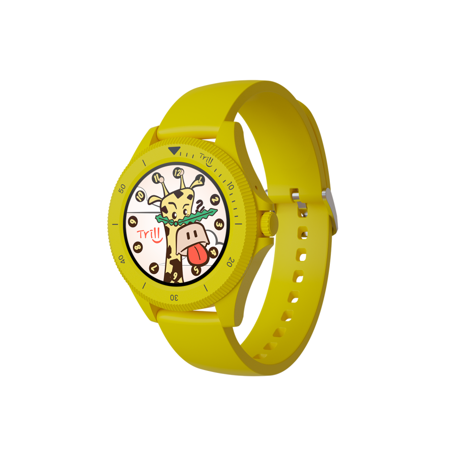 TECHMADE SMARTWATCH TRILL YELLOW case + YELLOW belt