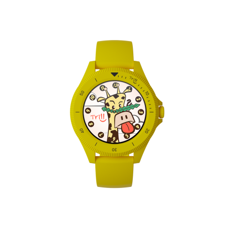 TECHMADE SMARTWATCH TRILL YELLOW case + YELLOW belt