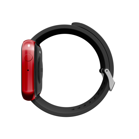 TECHMADE SMARTWATCH TM-TALK-RED2 CASSA NERA SILICON NERO