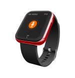 TECHMADE SMARTWATCH TM-TALK-RED2 CASSA NERA SILICON NERO