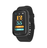 Smartwatch Steps Cassa Nera Cinturino Silicone Nero