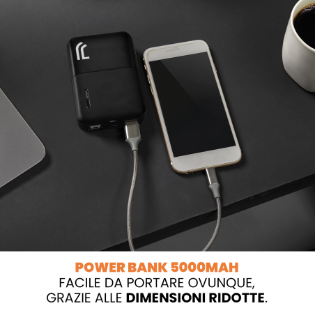 TECHMADE POWERBANK 5000mAh UFFICIALE JUVENTUS