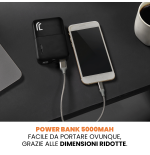 TECHMADE POWERBANK 5000mAh UFFICIALE JUVENTUS