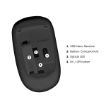 TECHMADE MOUSE WIRELESSUFFICIALE JUVENTUS TM-MUSWN4B-JUV