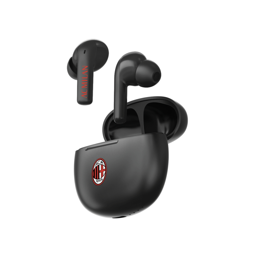 TECHMADE EARBUDS DOPPIOMIC UFFICIALI AC MILAN