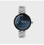 Smartwatch Lyra - Collezione Niah - Maglia Grande Metallica con Brillantini / Silver