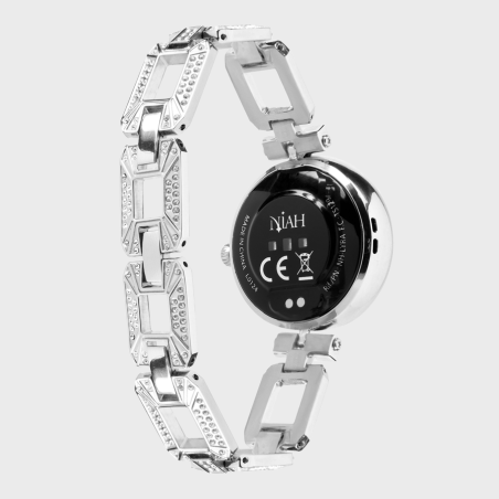 NIAH LYRA SMARTWATCH CON MAGLIA METALLICA GRANDE SILVER