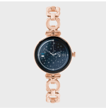 Smartwatch Lyra - Collezione Niah - Maglia Classica Metallica con Brillantini / Gold Rose