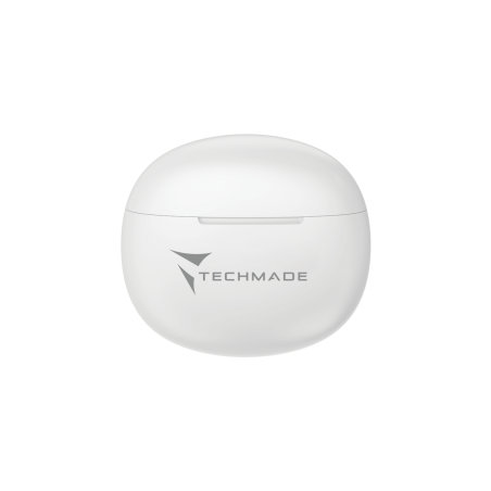 TECHMADE EARBUDS DOPPIOMIC COLORE BIANCO