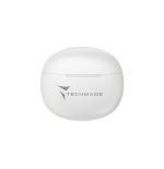 TECHMADE EARBUDS DOPPIOMIC COLORE BIANCO