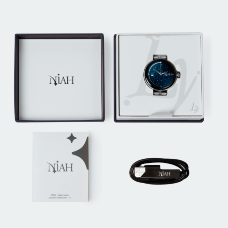 NIAH LYRA SMARTWATCH CON MAGLIA MILANO CLASSICA SILVER