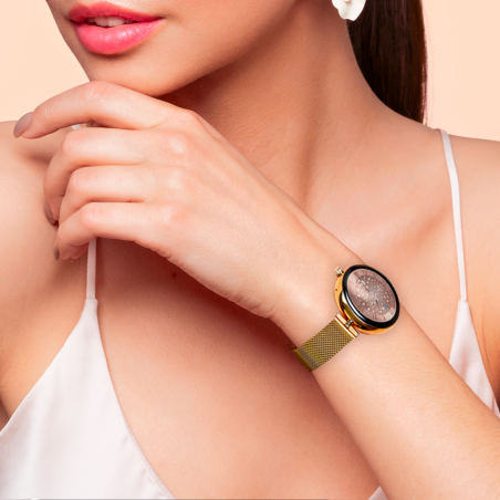 NIAH LYRA SMARTWATCH CON MAGLIA MILANO CLASSICA GOLD