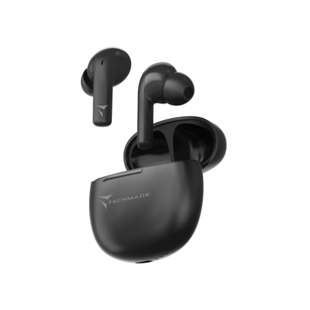 TECHMADE EARBUDS DOPPIOMIC COLORE NERO