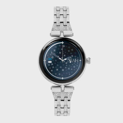 NIAH LYRA SMARTWATCH CON MAGLIA METALLICA MEDIA SILVER