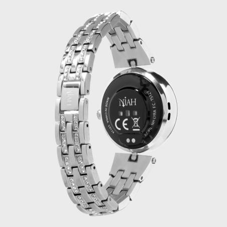 NIAH LYRA SMARTWATCH CON MAGLIA METALLICA MEDIA SILVER