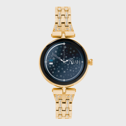 NIAH LYRA SMARTWATCH CON MAGLIA METALLICA MEDIA GOLD