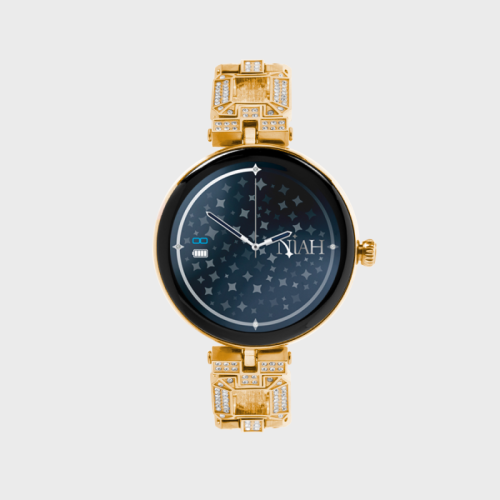 NIAH LYRA SMARTWATCH CON MAGLIA METALLICA GRANDE GOLD